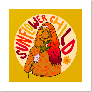 Sunflower Child Posters and Art